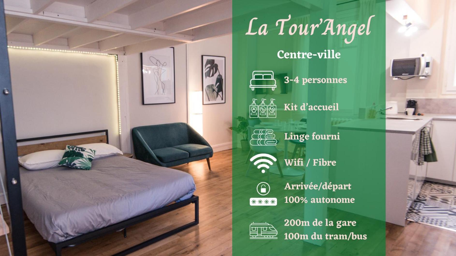 Appartement Hypercentre - Gare - La Tour'Angel à Tours Extérieur photo